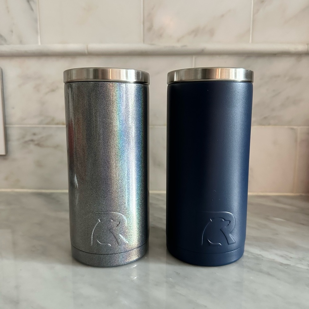 RTC Stainless Steel Tumbler Set - Silver and Blue